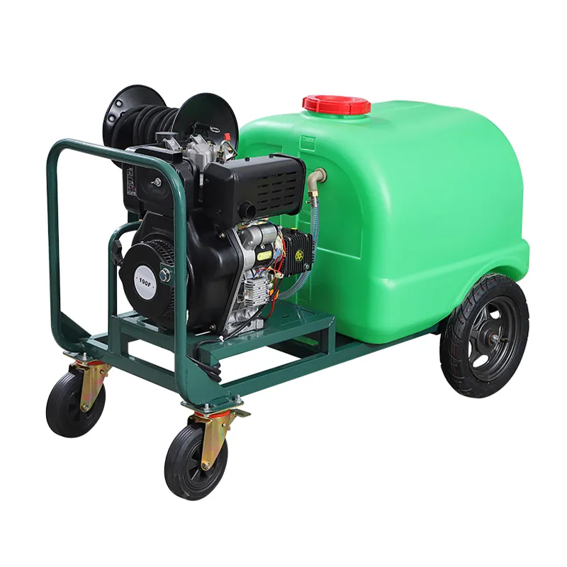 CS-3600DF — бензиновая мойка высокого давления с двигателем, 422 см³, ручная тележка, с баком для воды на 300 л