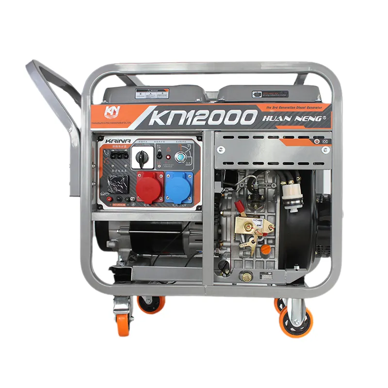KN-A — портативная дизельная генераторная установка для дома, улицы и промышленного применения мощностью 3 кВт, 5 кВт, 6,5 кВт, 8 кВт, 10 кВт