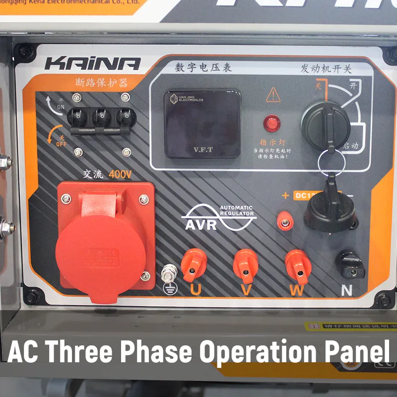 KN-A — портативная дизельная генераторная установка для дома, улицы и промышленного применения мощностью 3 кВт, 5 кВт, 6,5 кВт, 8 кВт, 10 кВт