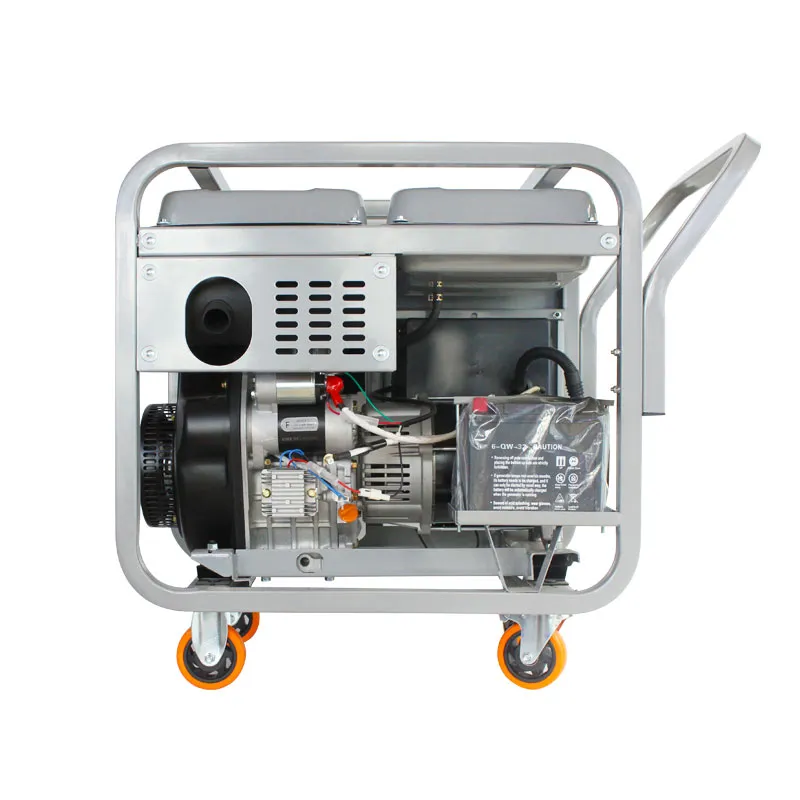 KN-A — портативная дизельная генераторная установка для дома, улицы и промышленного применения мощностью 3 кВт, 5 кВт, 6,5 кВт, 8 кВт, 10 кВт