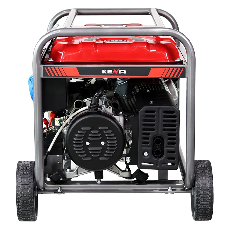 KN12000(высококачественный бензиновый генератор 3–9 кВт, 220 В / 230 В, бытовой бензиновый генератор с электростартером)