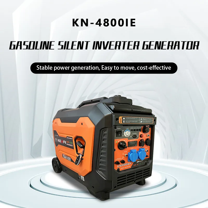 KN4800ie — профессиональный двухтопливный (СУГ / КПГ) тихий портативный инверторный бензиновый генератор с дистанционным запуском для домашнего использования