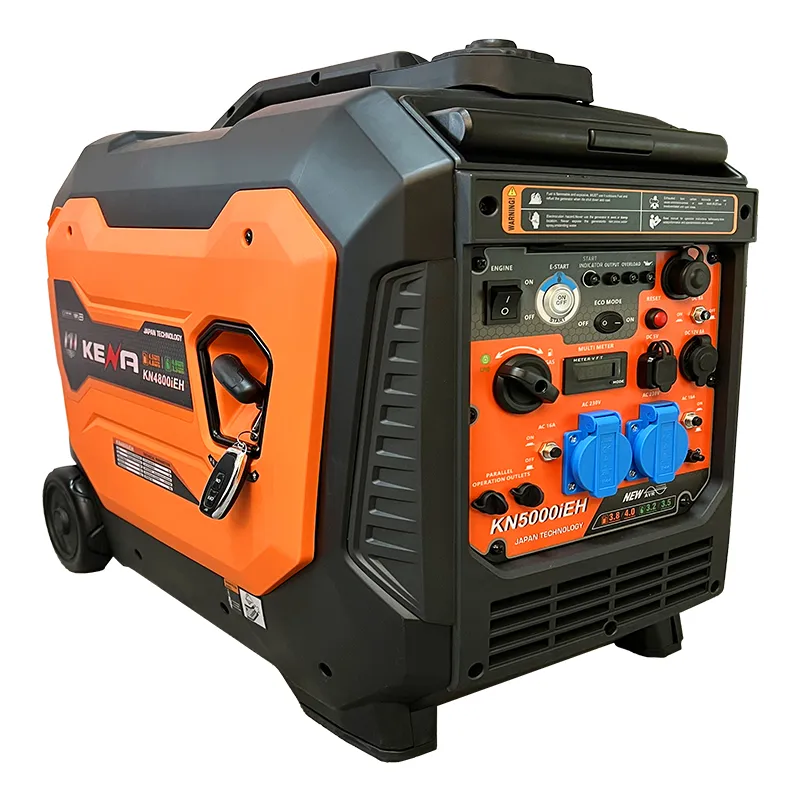 KN4800ie — профессиональный двухтопливный (СУГ / КПГ) тихий портативный инверторный бензиновый генератор с дистанционным запуском для домашнего использования