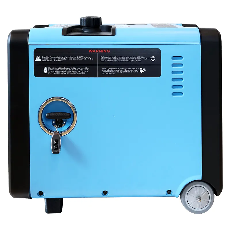 Высокопроизводительный передвижной портативный тихий инверторный бензиновый генератор 5 кВт