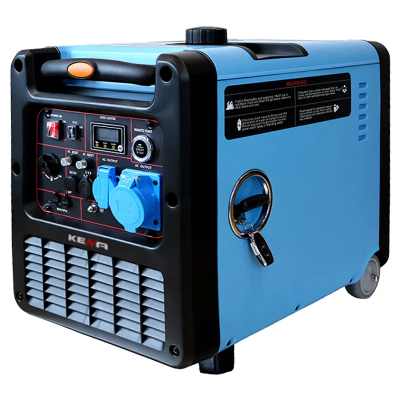 Высокопроизводительный передвижной портативный тихий инверторный бензиновый генератор 5 кВт