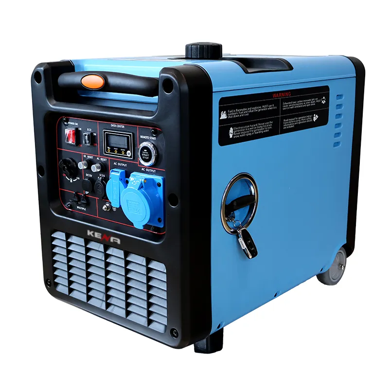 Высокопроизводительный передвижной портативный тихий инверторный бензиновый генератор 5 кВт