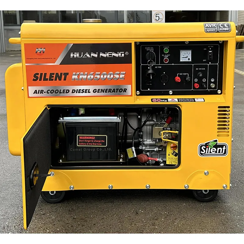 Желтая модель — тихий дизельный генератор с автоматическим запуском мощностью 5–10 кВт, 230 В и 400 В, 50 и 60 Гц, для дома, улицы и завода, с электрическим и ручным запуском, малой и большой мощностью, 220 В