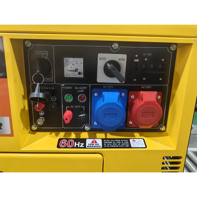 Желтая модель — тихий дизельный генератор с автоматическим запуском мощностью 5–10 кВт, 230 В и 400 В, 50 и 60 Гц, для дома, улицы и завода, с электрическим и ручным запуском, малой и большой мощностью, 220 В