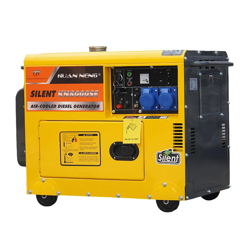 Желтая модель — тихий дизельный генератор с автоматическим запуском мощностью 5–10 кВт, 230 В и 400 В, 50 и 60 Гц, для дома, улицы и завода, с электрическим и ручным запуском, малой и большой мощностью, 220 В