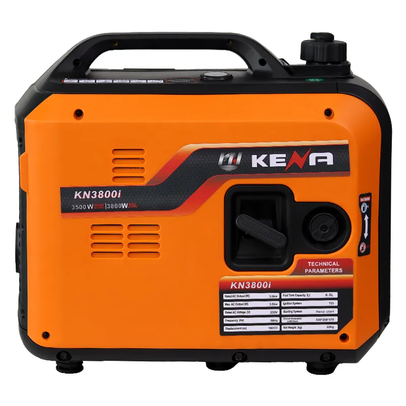 3800i — миниатюрный сверхтихий инверторный бензиновый генератор, 220 В / 380 В, бытовой электрический мини-генератор