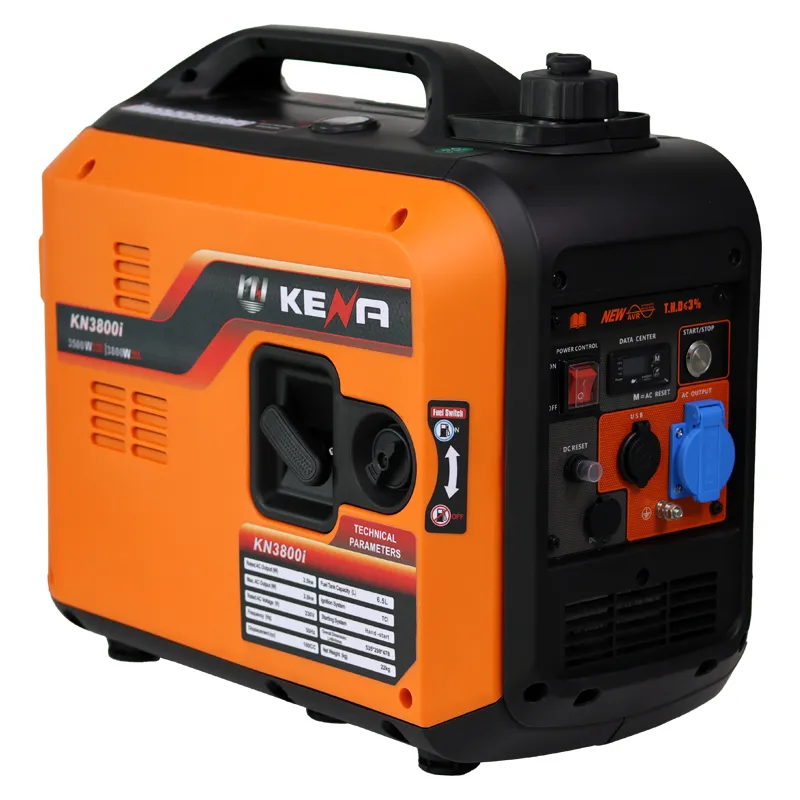 3800i — миниатюрный сверхтихий инверторный бензиновый генератор, 220 В / 380 В, бытовой электрический мини-генератор