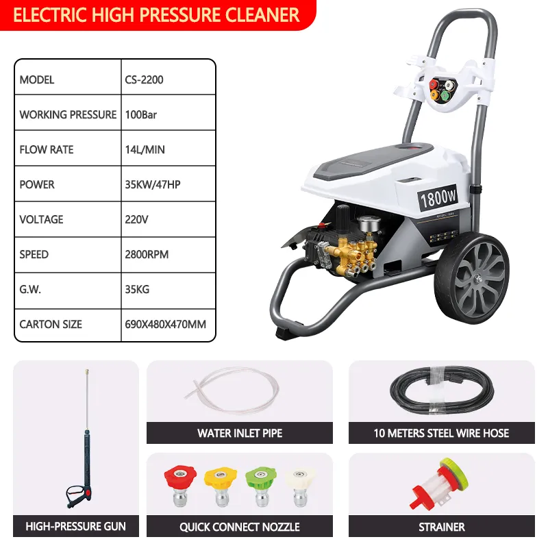 Мощная струйная мойка высокого давления с холодной водой / всасывающая мойка высокого давления