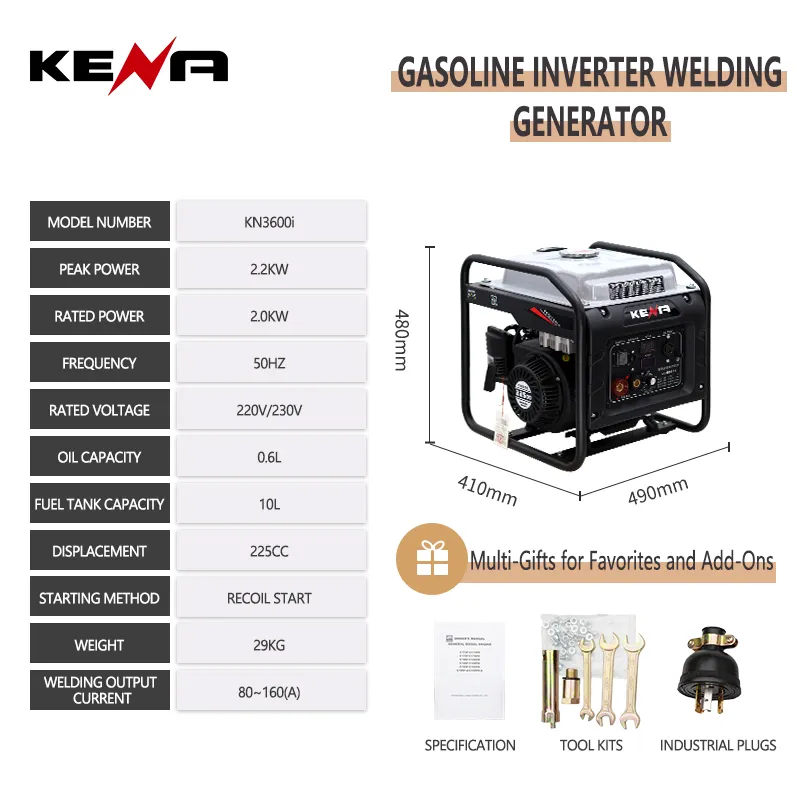 Переносной сварочный аппарат с бензиновым двигателем 3600
