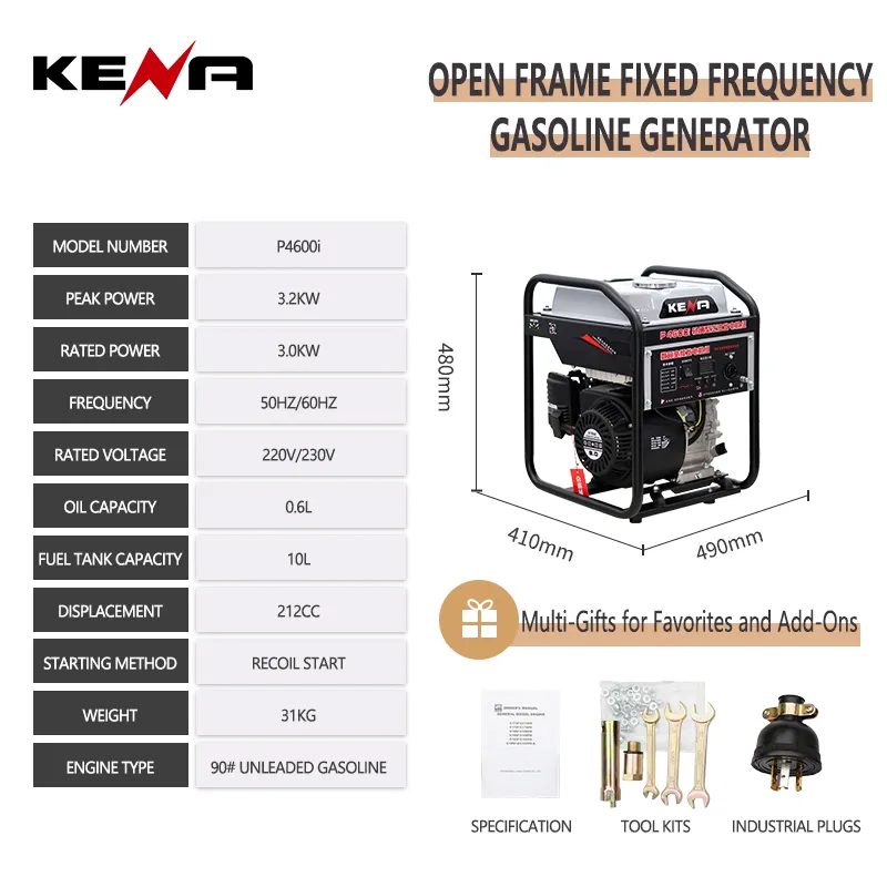 Переносной сварочный аппарат с бензиновым двигателем 4600