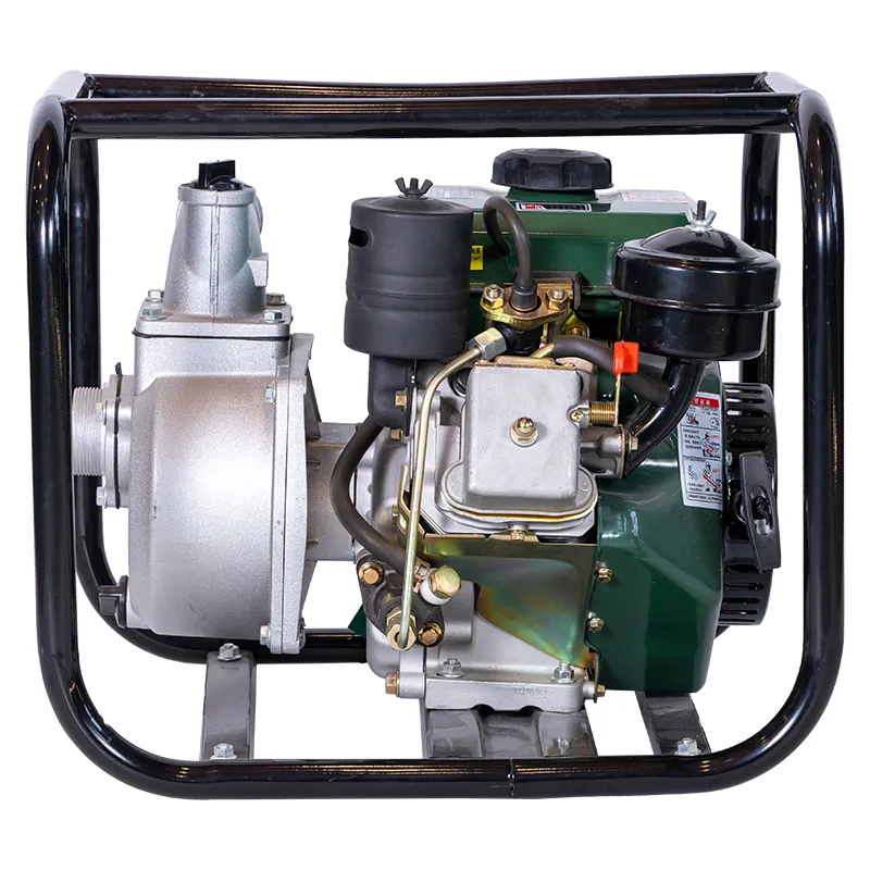 Портативный бензиновый водяной насос для сельскохозяйственного орошения с высокой производительностью и автоматической системой полива