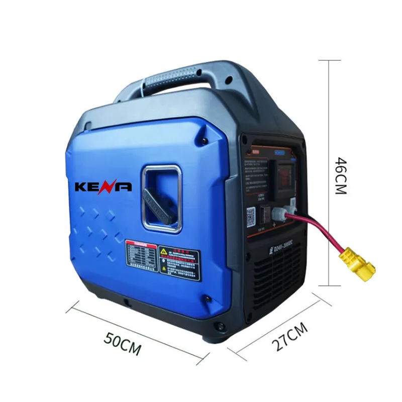 Портативный бензиновый генератор постоянного тока (DC) 24V / 12V для грузовых автомобилей, кемперов и активного отдыха.