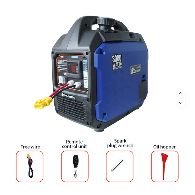 Портативный бензиновый генератор постоянного тока (DC) 24V / 12V для грузовых автомобилей, кемперов и активного отдыха.
