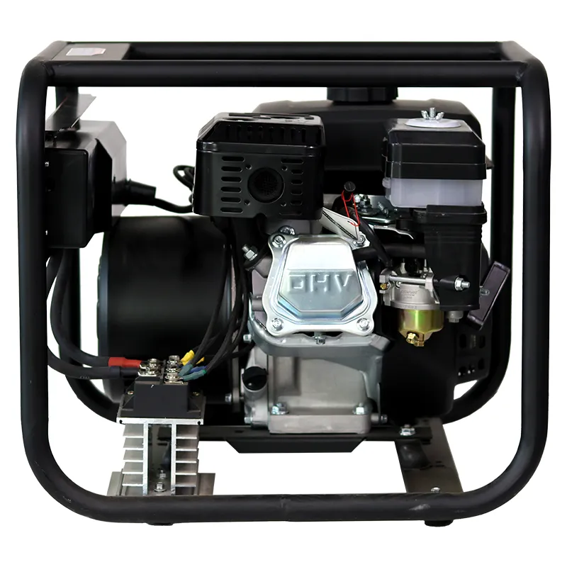 Портативный бензиновый сварочный генератор постоянного тока для наружных работ, бензиновый сварочный аппарат два в одном для малого строительства