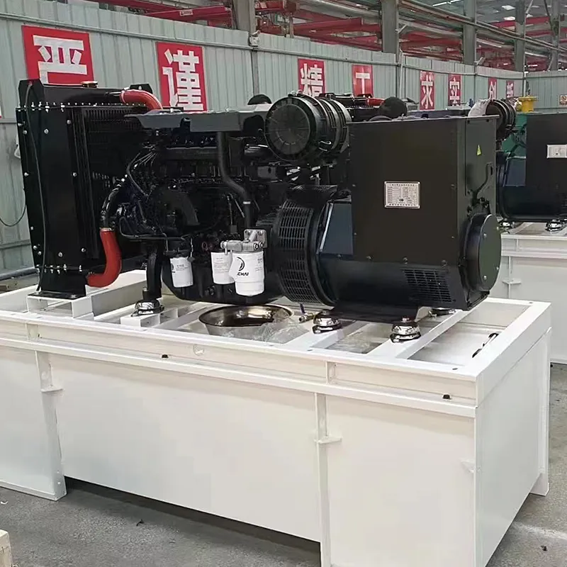 Поставщик тихих и открытых трехфазных дизельных генераторов мощностью 100–200 кВт, эффективное электроснабжение для заводов