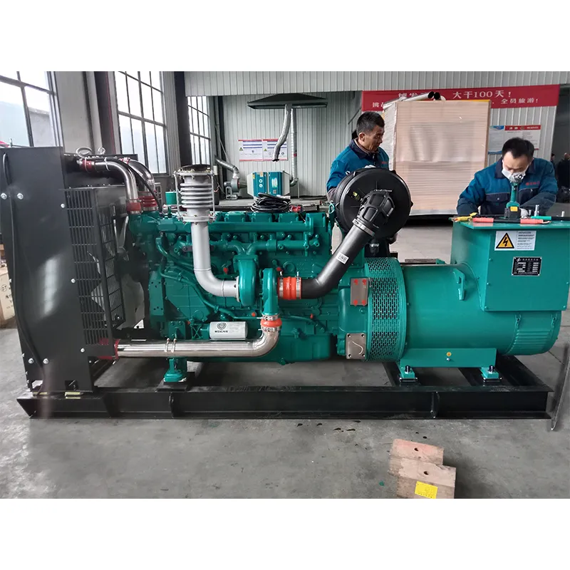 Поставщик тихих и открытых трехфазных дизельных генераторов мощностью 100–200 кВт, эффективное электроснабжение для заводов