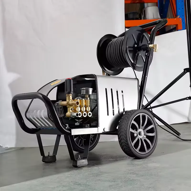 Профессиональная автомойка / электрическая мойка высокого давления 110 В / 220 В с барабаном для коммерческого использования