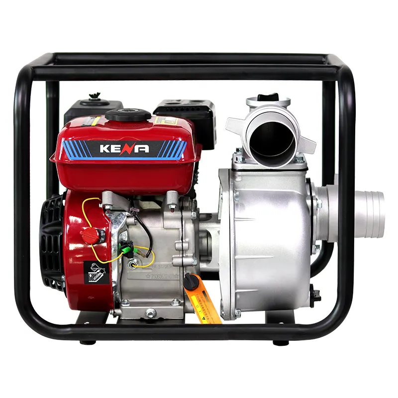 Самовсасывающий центробежный насос с бензиновым двигателем мощностью 7 л.с. для прудов и садов, гидравлический источник с поршневой конструкцией