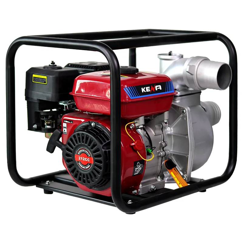 Самовсасывающий центробежный насос с бензиновым двигателем мощностью 7 л.с. для прудов и садов, гидравлический источник с поршневой конструкцией