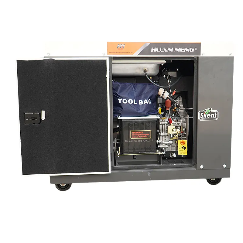 Белая модель — портативный тихий дизельный генератор с воздушным охлаждением мощностью 3, 5, 6, 8, 10 кВт, полностью медный, для дома, однофазный и трехфазный, немецкие технологии