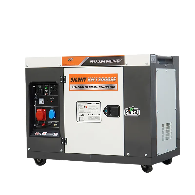Белая модель — портативный тихий дизельный генератор с воздушным охлаждением мощностью 3, 5, 6, 8, 10 кВт, полностью медный, для дома, однофазный и трехфазный, немецкие технологии