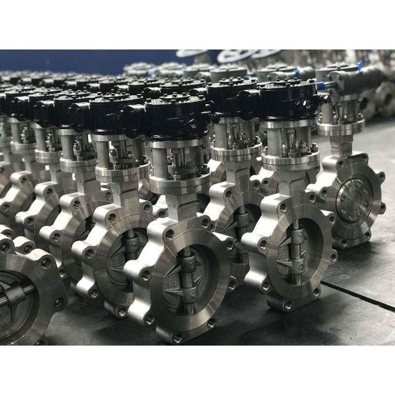 Поворотные затворы из нержавеющей стали