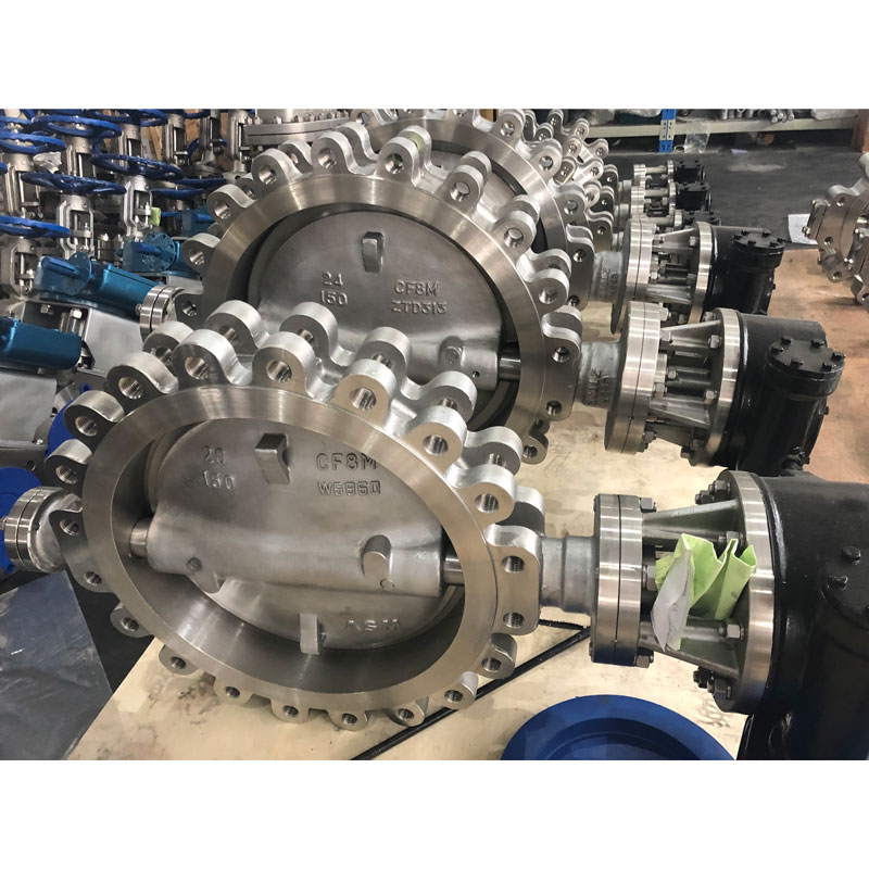 Поворотные затворы из нержавеющей стали