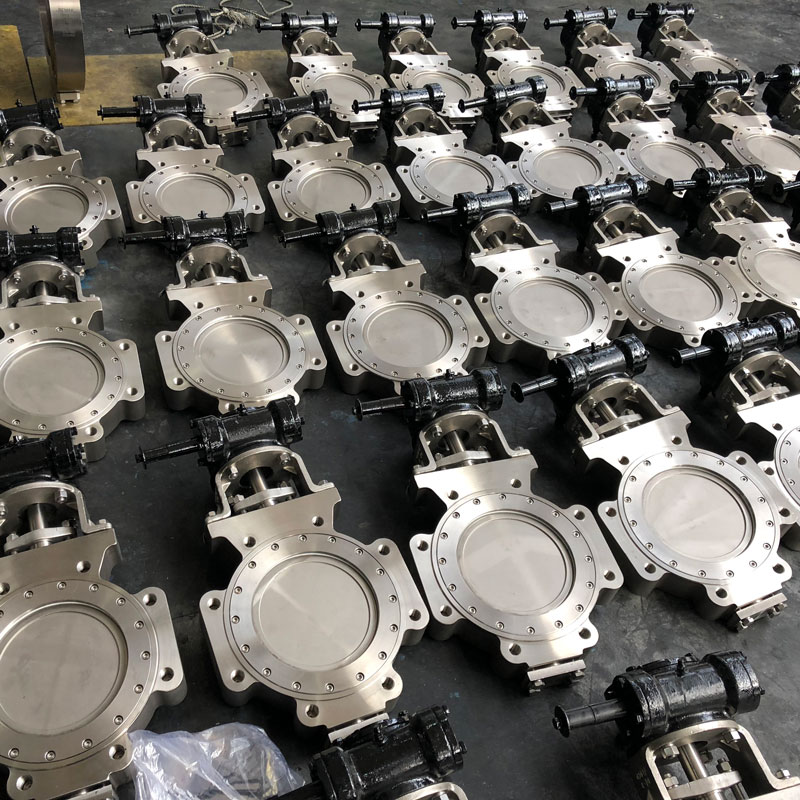 Титановые поворотные затворы