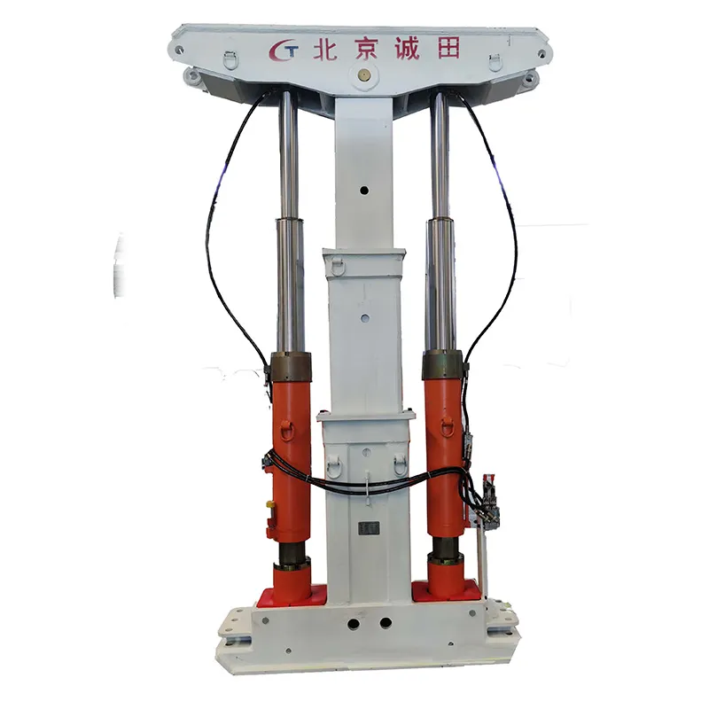 Двухстоечная блочная гидравлическая крепь для опережающей поддержки выработок