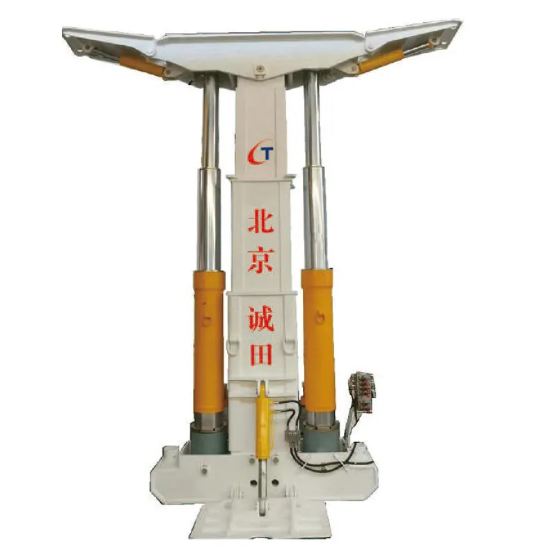 Двухстоечная блочная гидравлическая крепь для опережающей поддержки выработок