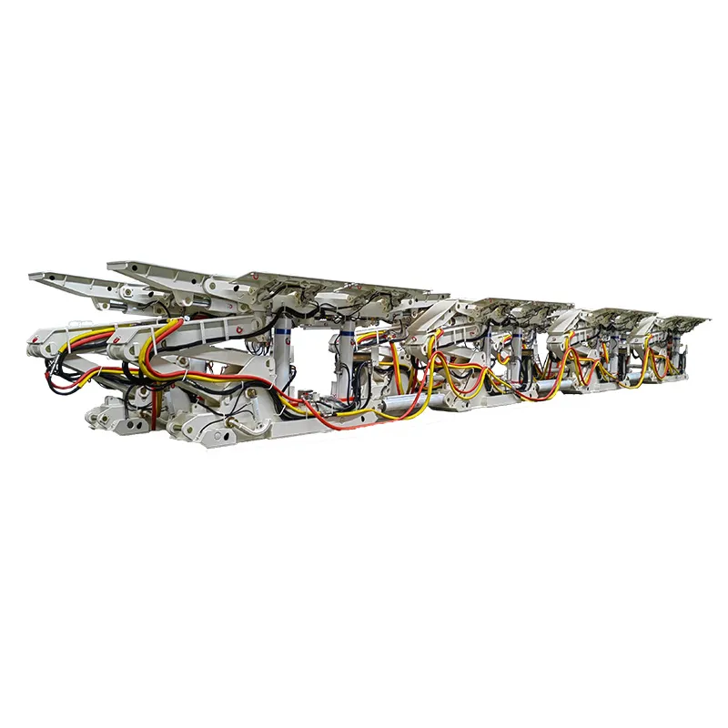 Двухстоечная четырёхзвенная гидравлическая крепь для опережающей поддержки выработок