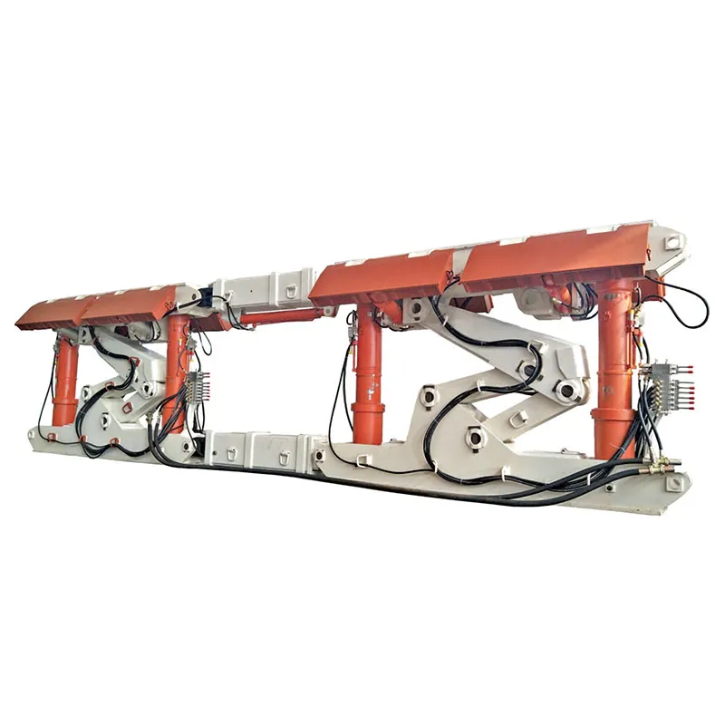 Двухстоечная четырёхзвенная гидравлическая крепь для опережающей поддержки выработок