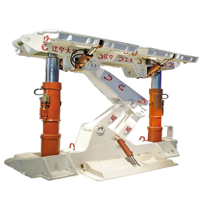 Двухстоечная четырёхзвенная гидравлическая крепь для опережающей поддержки выработок