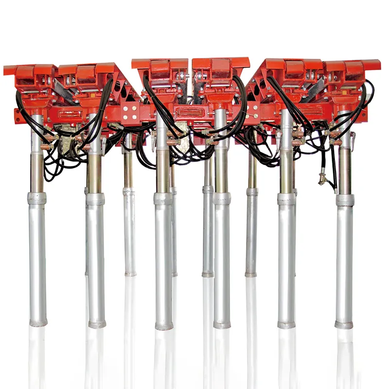 Комбинированная передвижная крепь с разборной балкой