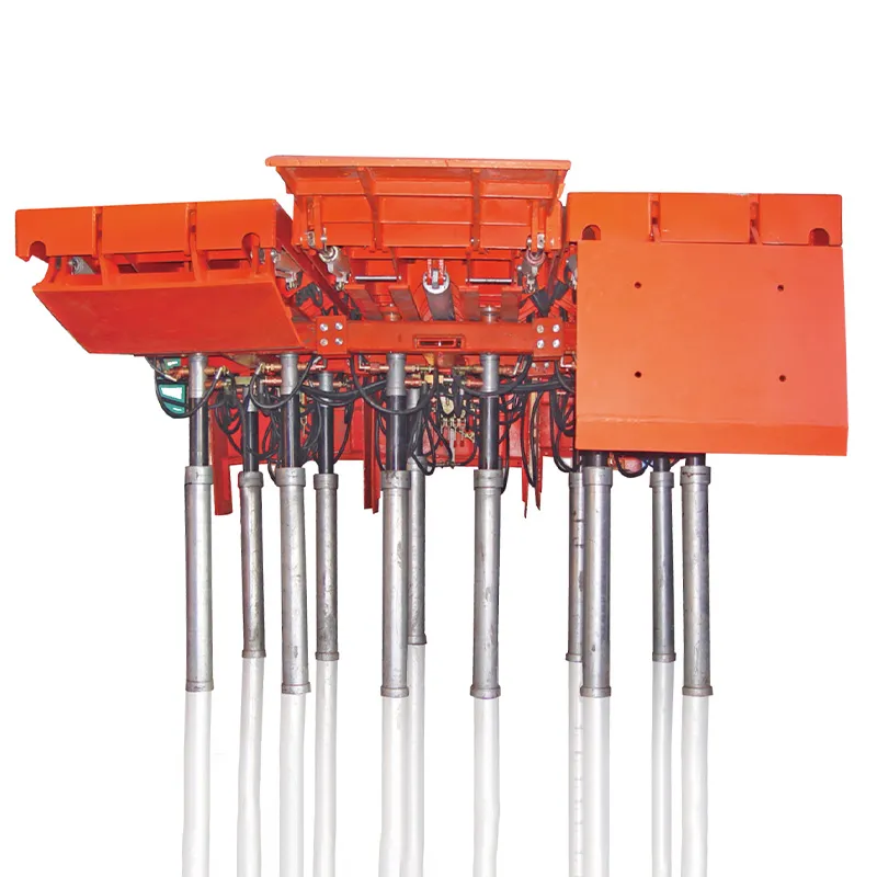 Механизированная крепь комбинированного перемещения с цельной верхняком