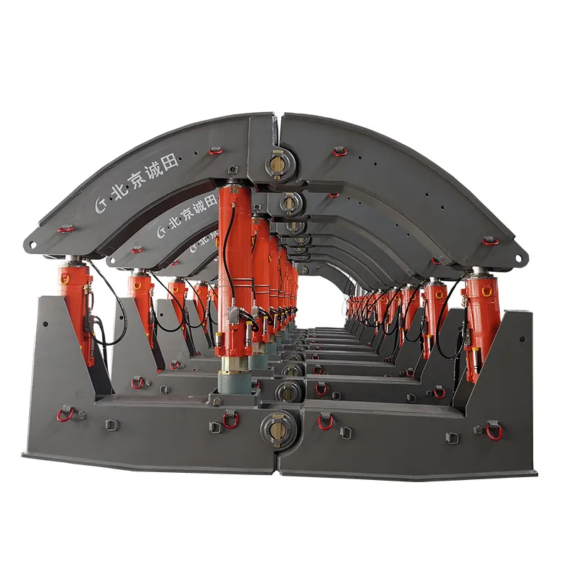 Портальная гидравлическая крепь для опережающей поддержки выработок