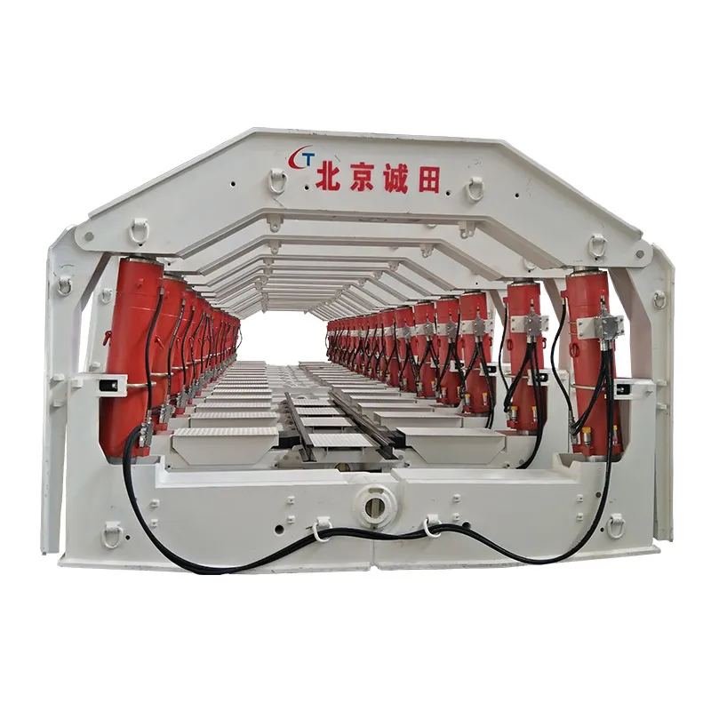 Портальная гидравлическая крепь для опережающей поддержки выработок