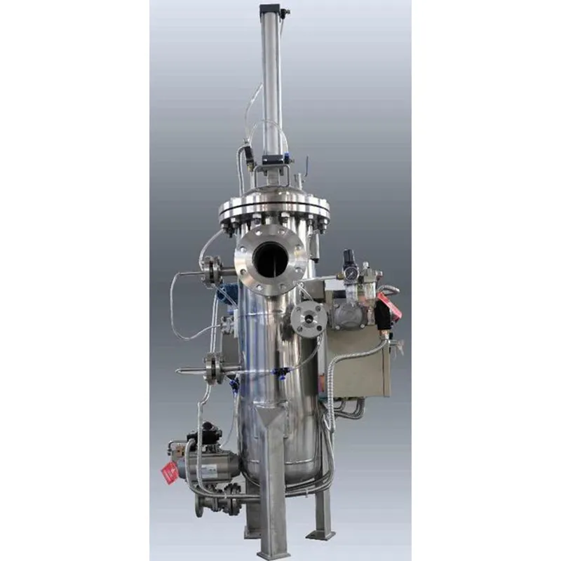 Фильтр с пневматическим скребком