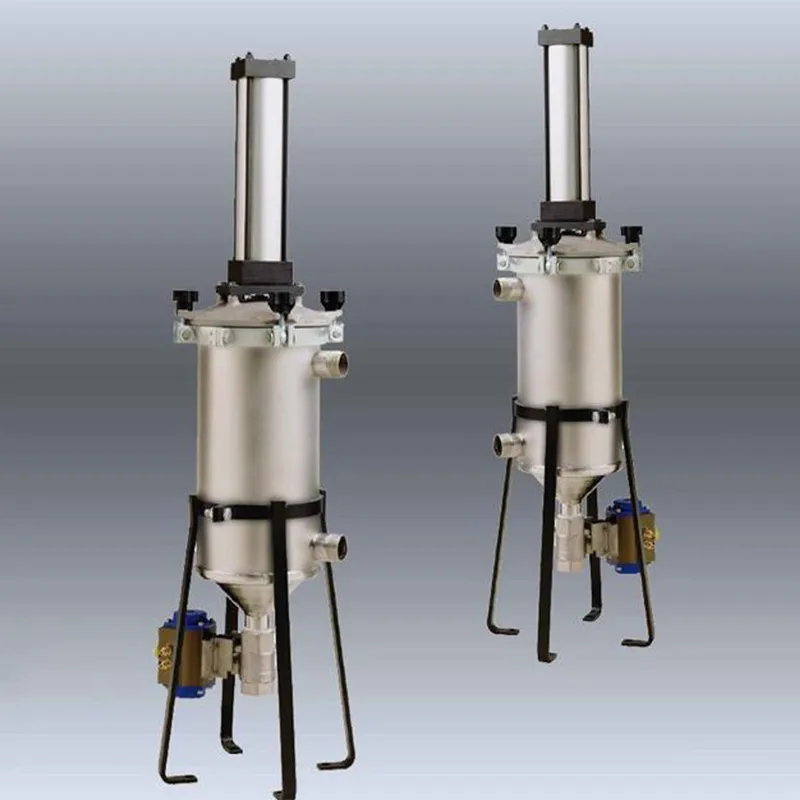 Фильтр с пневматическим скребком