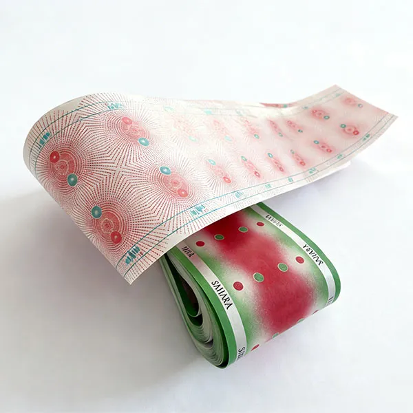 54 мм градиентная цветная мундштучная бумага