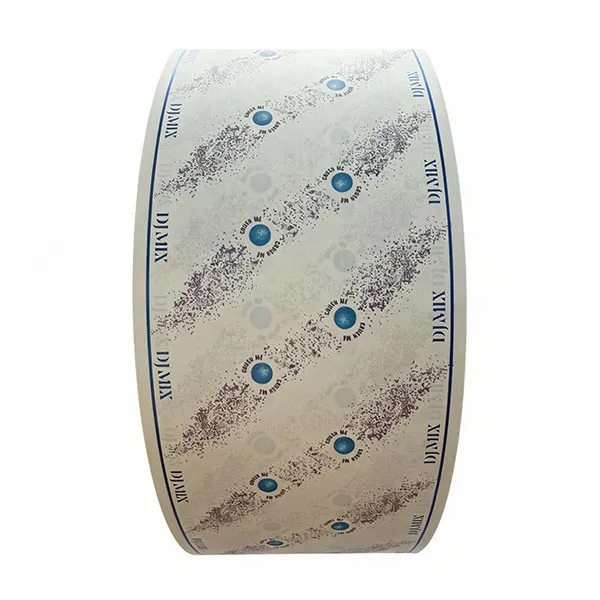 60 мм печать тиснение синей фольгой перфорированный тип мундштучной бумаги