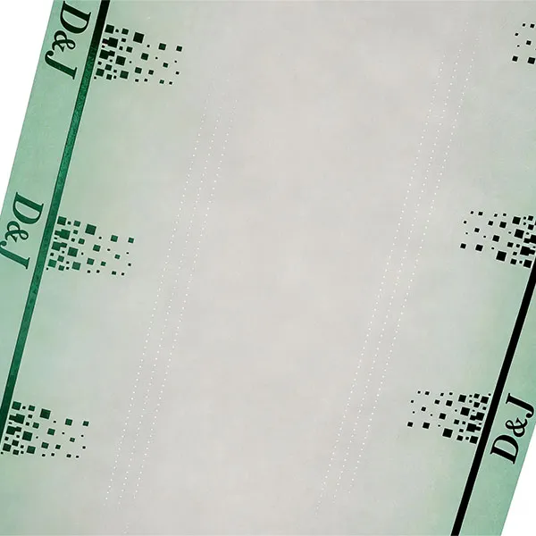 64 мм градиентная цветная тиснение зеленой фольгой лазерная перфорация мундштучная бумага