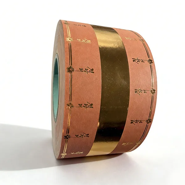 64 мм печать тиснение золотой фольгой тип мундштучной бумаги