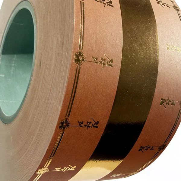 64 мм печать тиснение золотой фольгой тип мундштучной бумаги