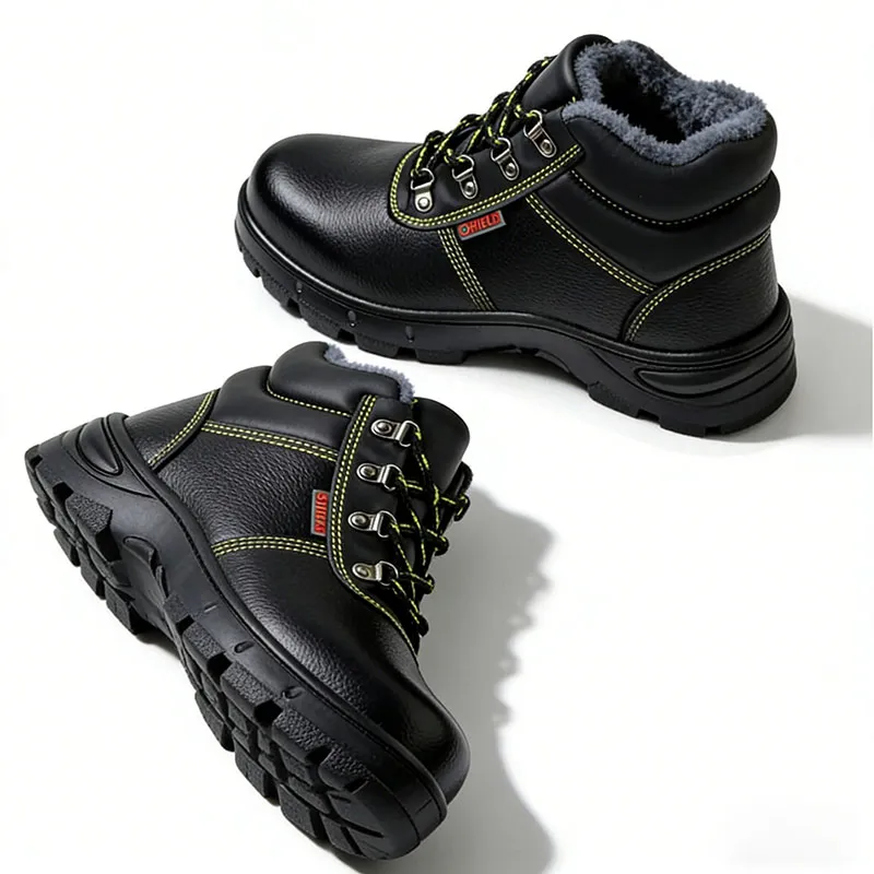 Кожаные ботинки со стелькой, защищающей от проколов