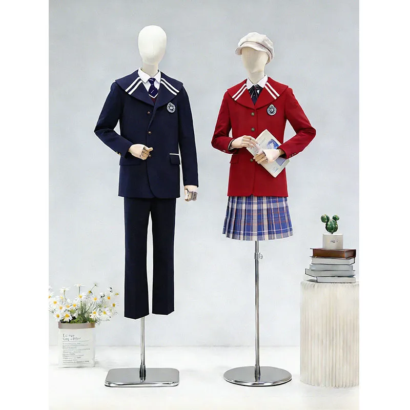 Школьная форма в виде шерстяного пальто